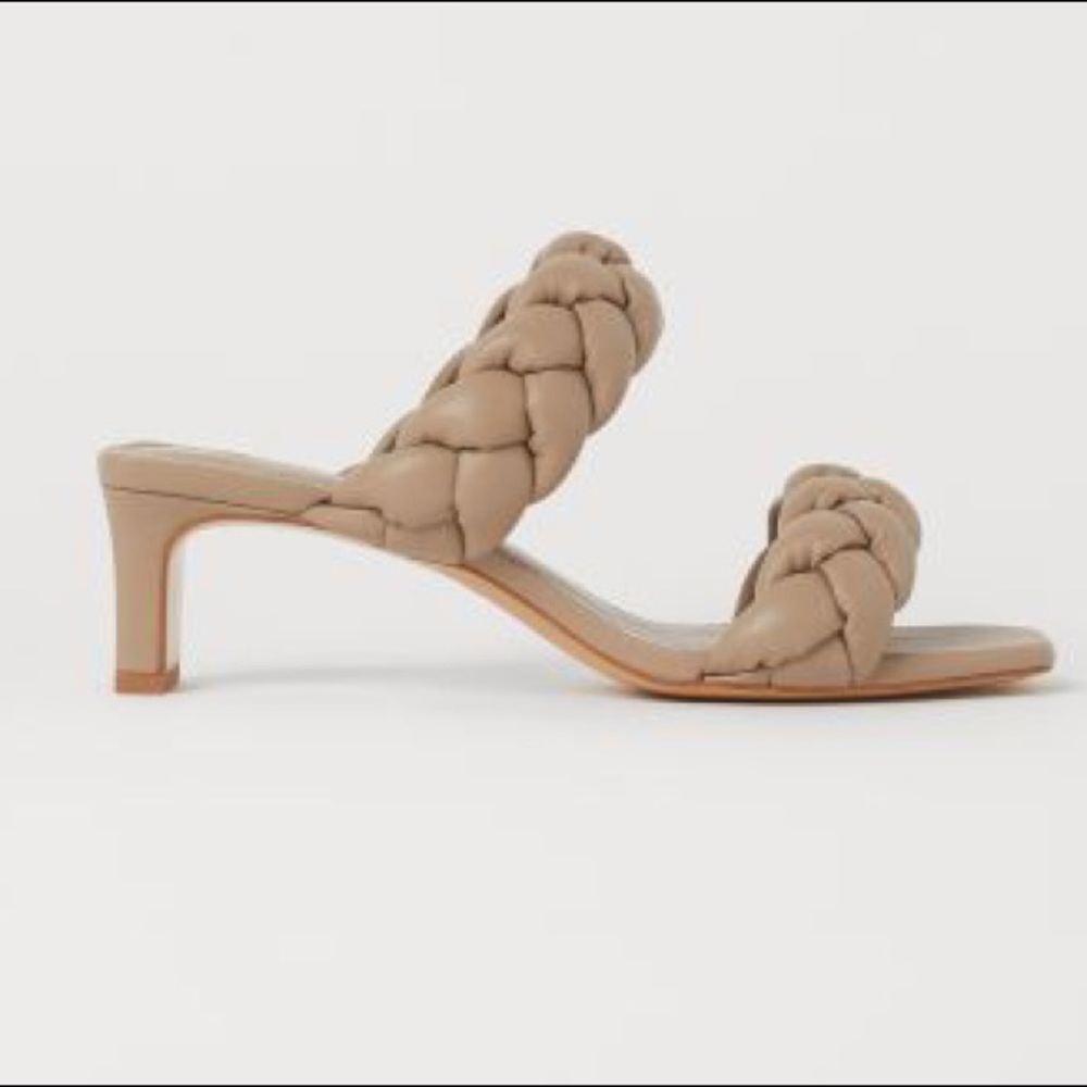 Braided Slip-in Sandals